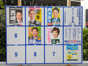 【東京】都議補選、自民敗北　裏金で党勢低迷響く　目黒区